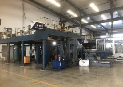 Strip production unit